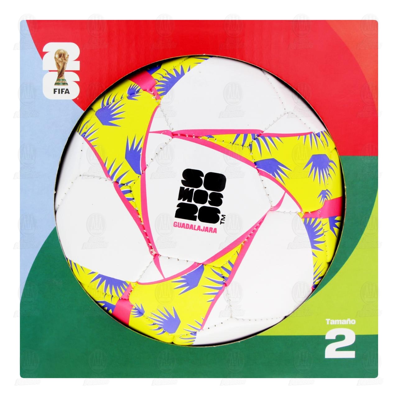 Bal&oacute;n de F&uacute;tbol FIFA World Cup 26 Edici&oacute;n Guadalajara Tama&ntilde;o 2, 1 pz.