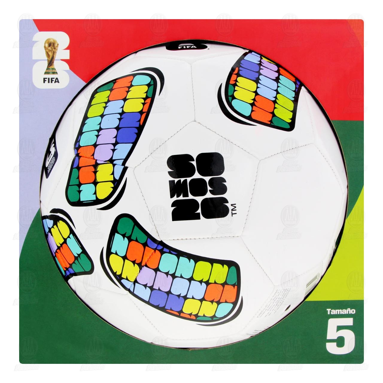 Bal&oacute;n de F&uacute;tbol FIFA World Cup 26 Tama&ntilde;o 5, 1 pz.