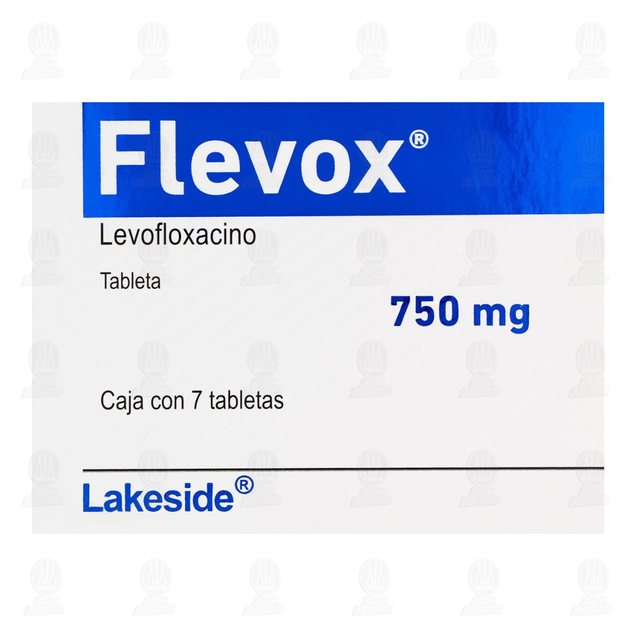 Flevox 750 mg, 7 Tabletas. image number 1