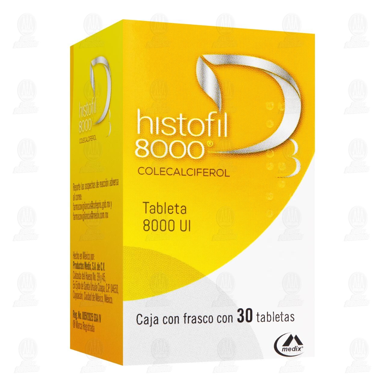 Histofil 8000 UI, 30 Tabletas.