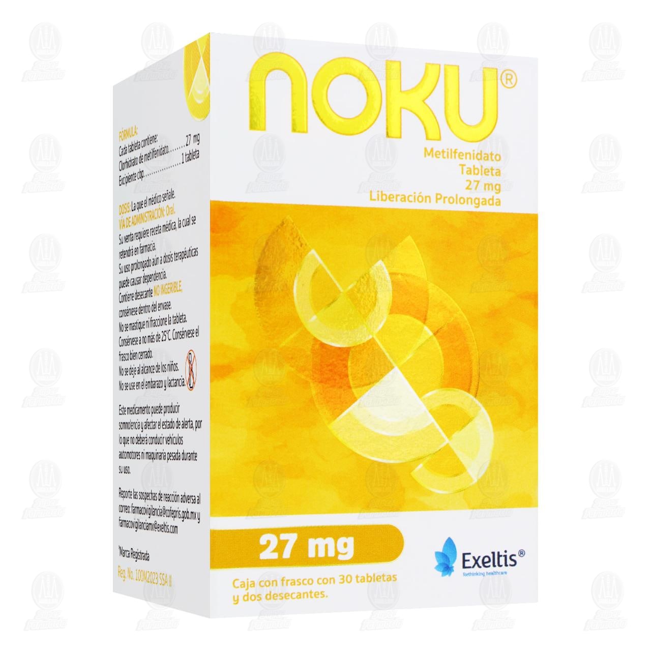 Noku 27 mg, 30 Tabletas. image number 0