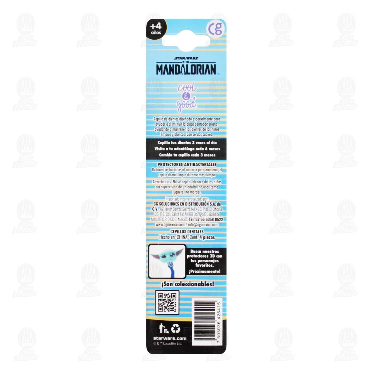 Pack Cepillo Dental Cool & Good para Ni&ntilde;os, 4 pzas. image number 1