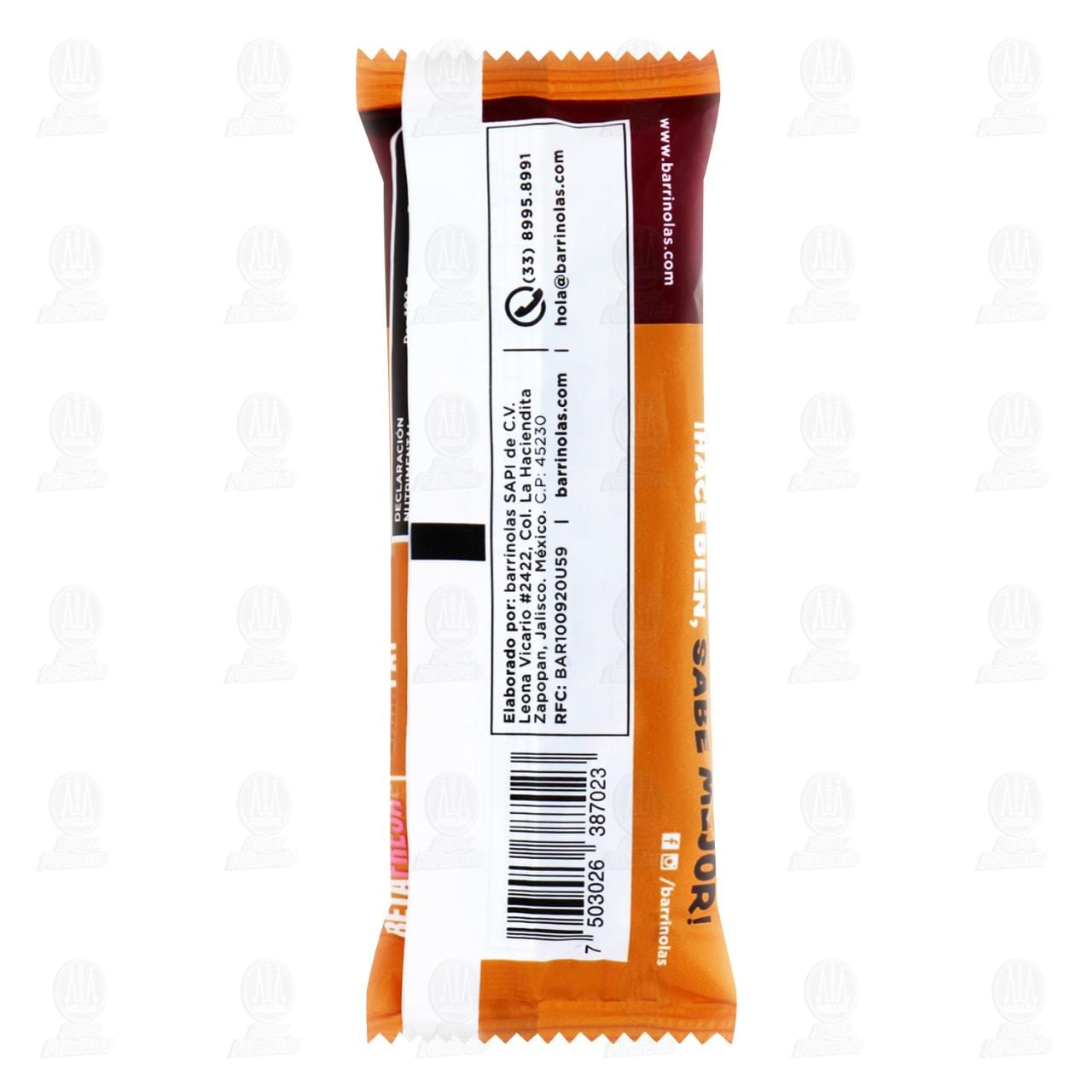 Barra Barri Nolas Kids Choco Huate, 25 gr. image number 1