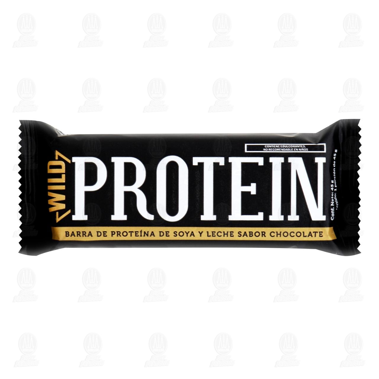 Barra de Prote&iacute;na Wild Protein Sabor Chocolate, 45 gr.