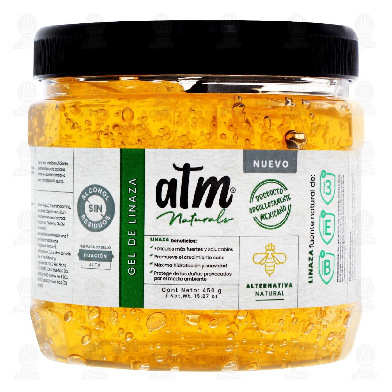 Gel de Linaza Atm Naturals, 450 gr. image number 1