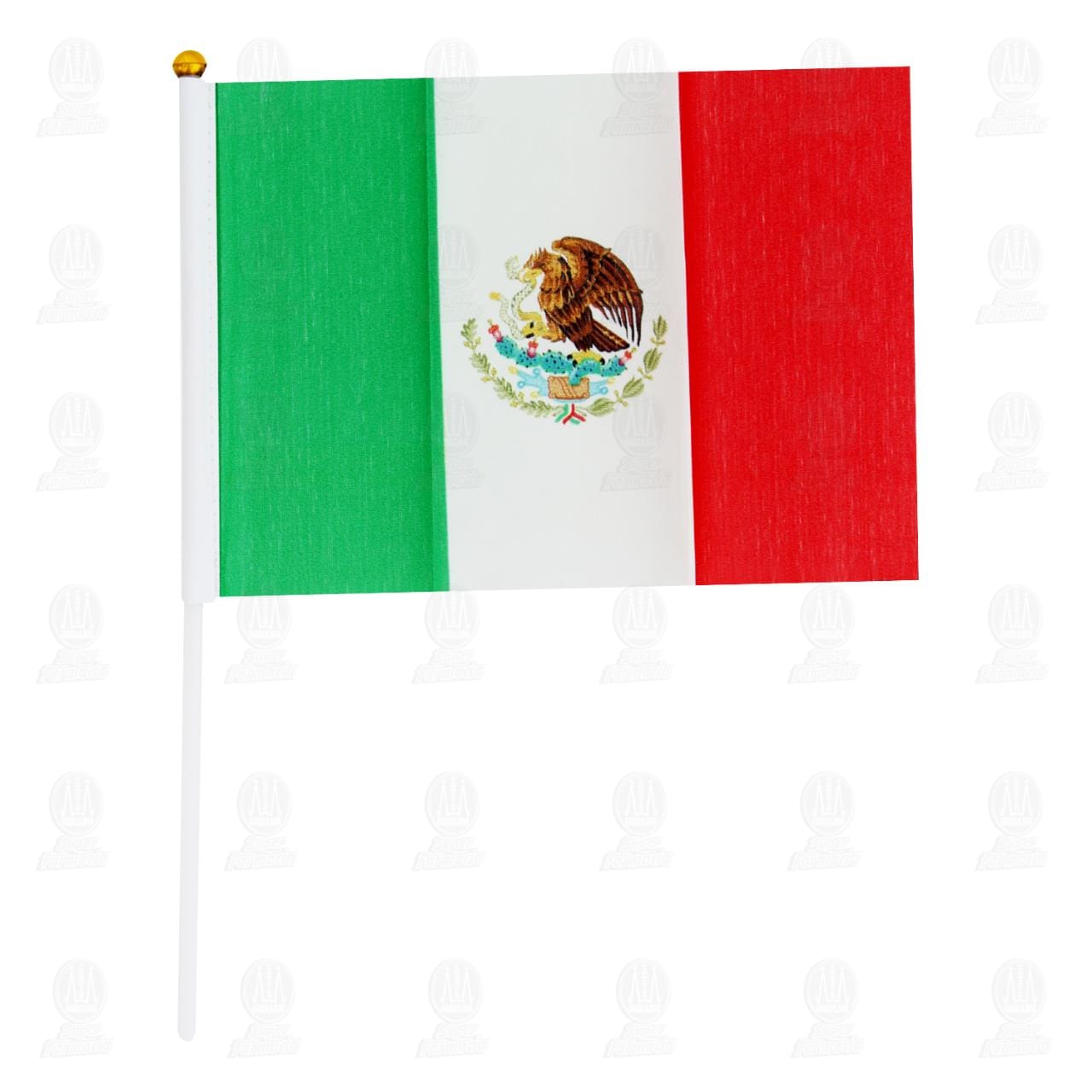 Bandera de Mano Tricolor M&eacute;xico Bridgeco, 1 pz. image number 2