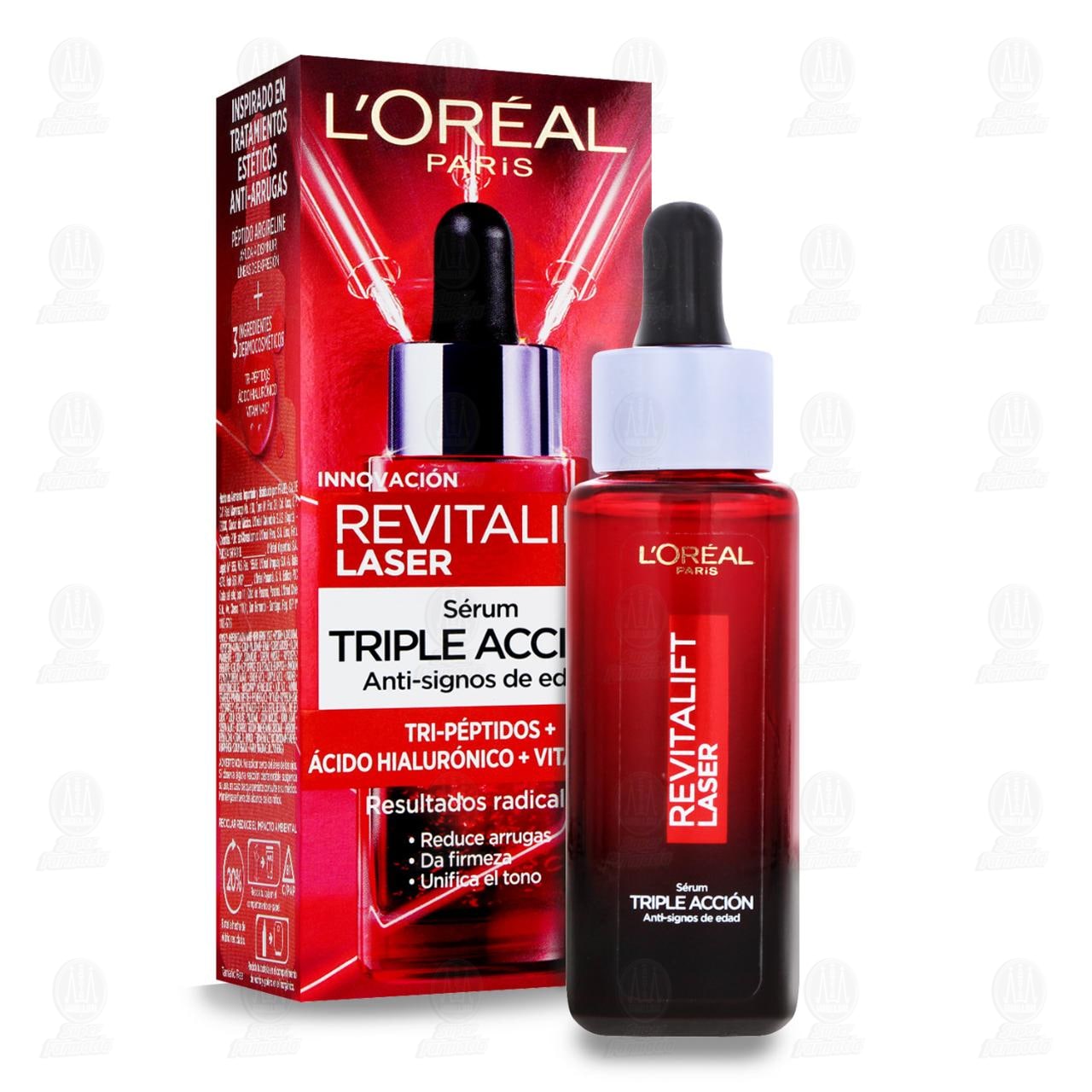 S&eacute;rum L'Or&eacute;al Revitalift Laser Triple Acci&oacute;n Anti-Signos de la Edad, 30 ml. image number 3