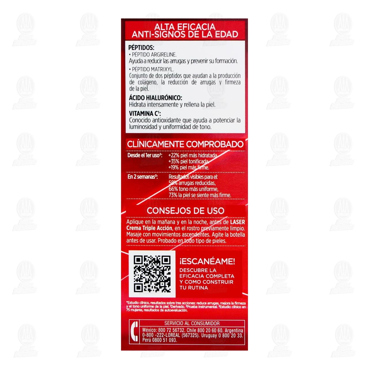 S&eacute;rum L'Or&eacute;al Revitalift Laser Triple Acci&oacute;n Anti-Signos de la Edad, 30 ml. image number 2