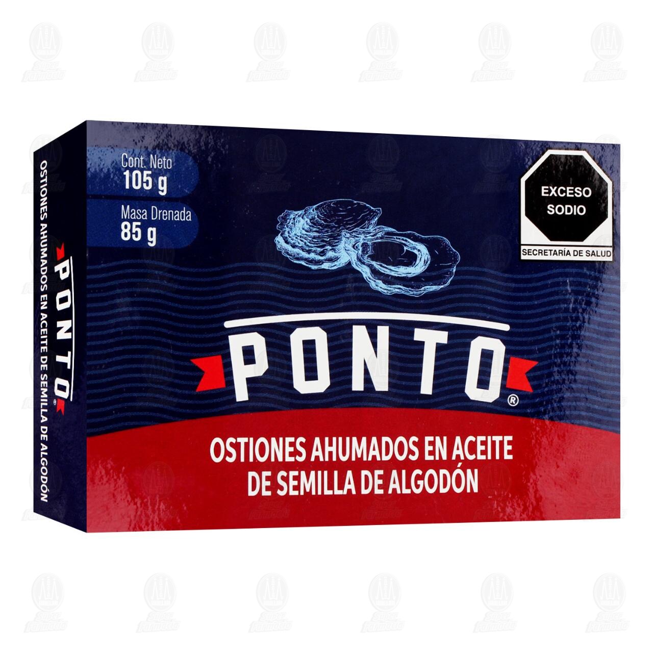Ostiones Ponto Ahumados en Aceite, 105 gr. image number 0