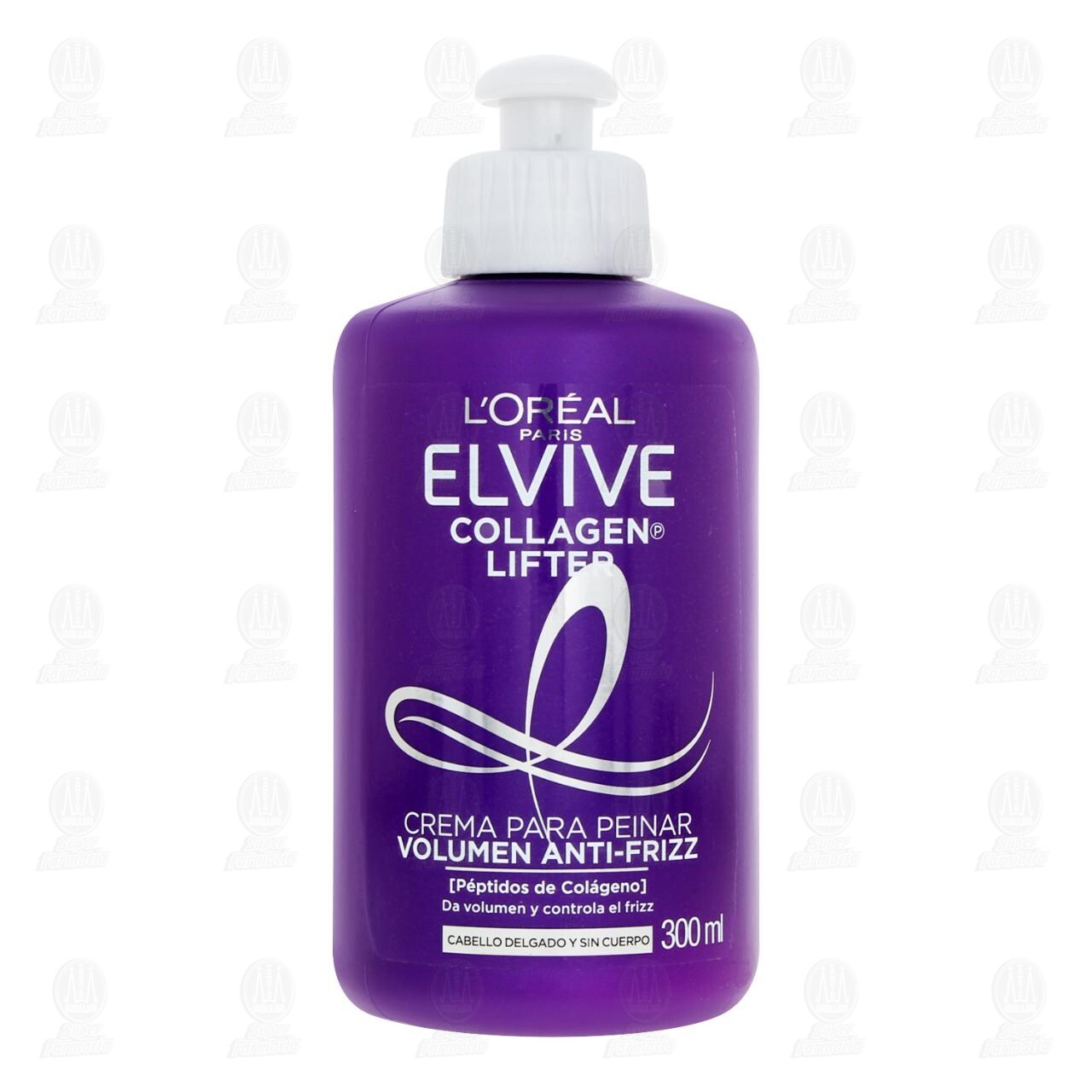 Crema para Peinar Elvive Collagen Lifter Volumen Anti-Frizz, 300 ml. image number 1