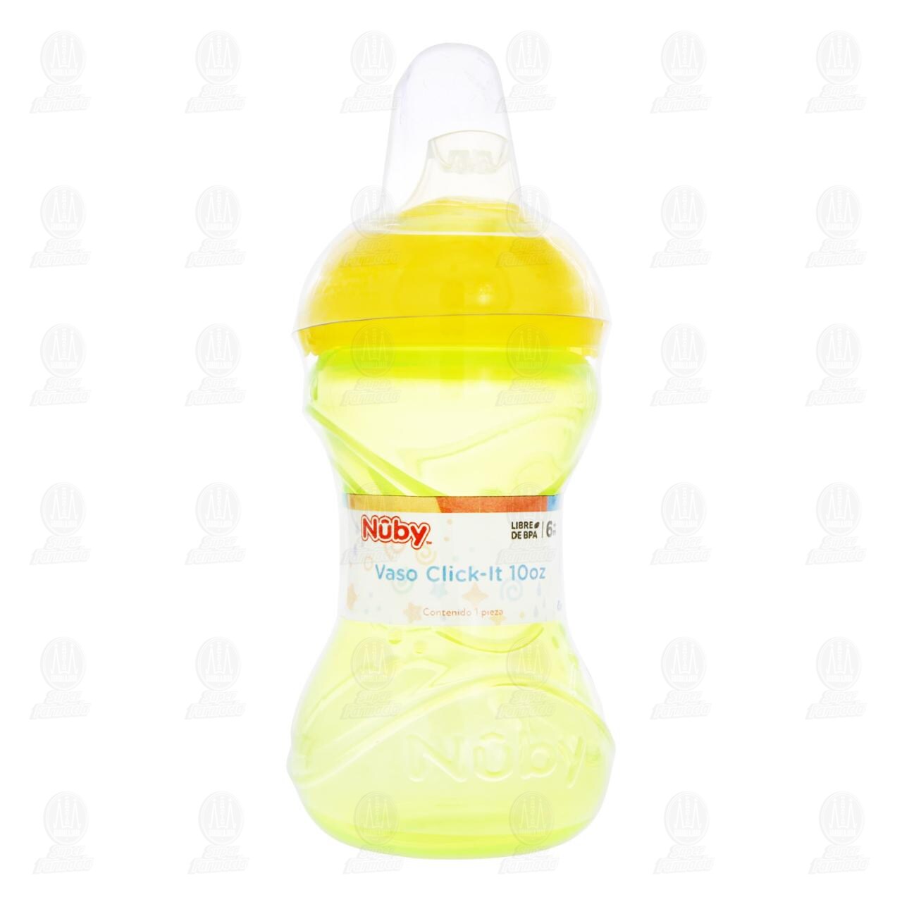 Vaso Entrenador Nuby Click-It Varios Colores, 1 pz. image number 0