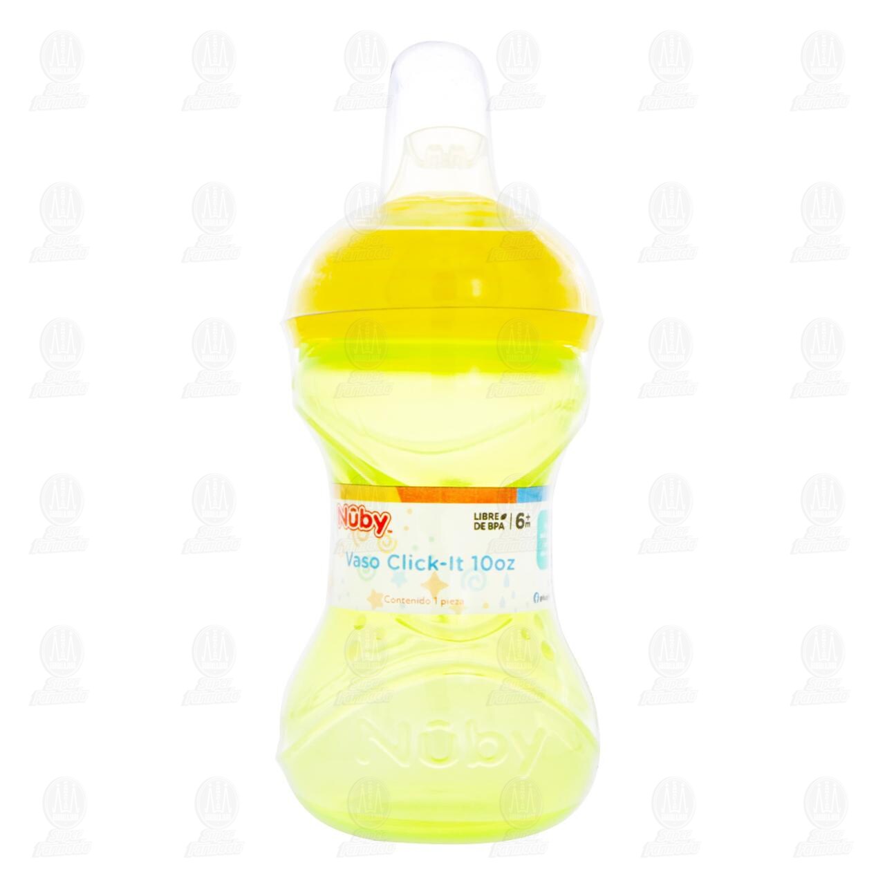 Vaso Entrenador Nuby Click-It Varios Colores, 1 pz. image number 1