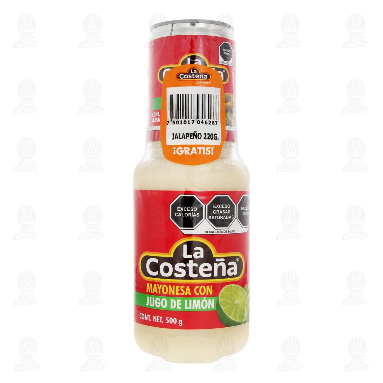 Pack Mayonesa La Coste&ntilde;a con Jugo de Lim&oacute;n 500 gr + Jalape&ntilde;o La Coste&ntilde;a 220 gr, 2 pzas. image number 1