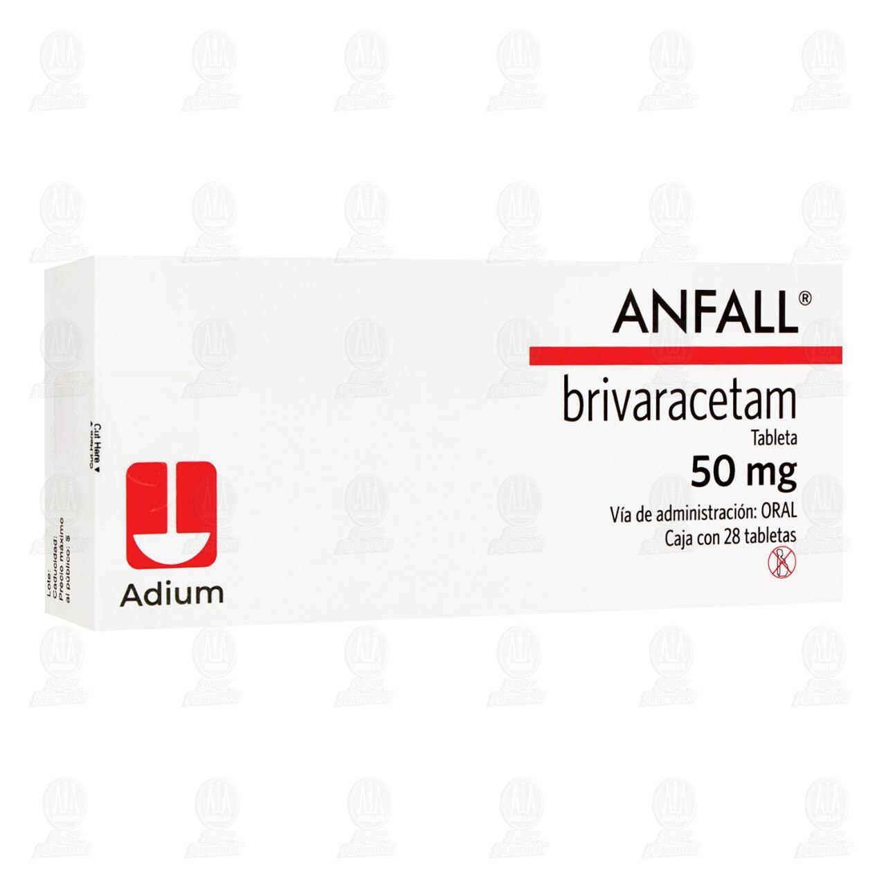 Anfall 50 mg, 28 Tabletas.