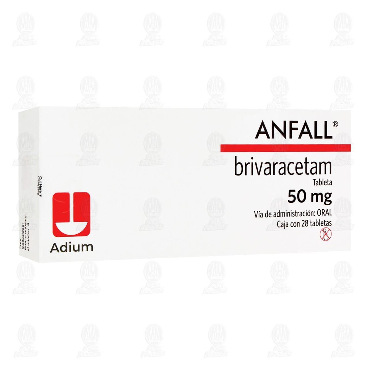 Anfall 50 mg, 28 Tabletas. image number 0