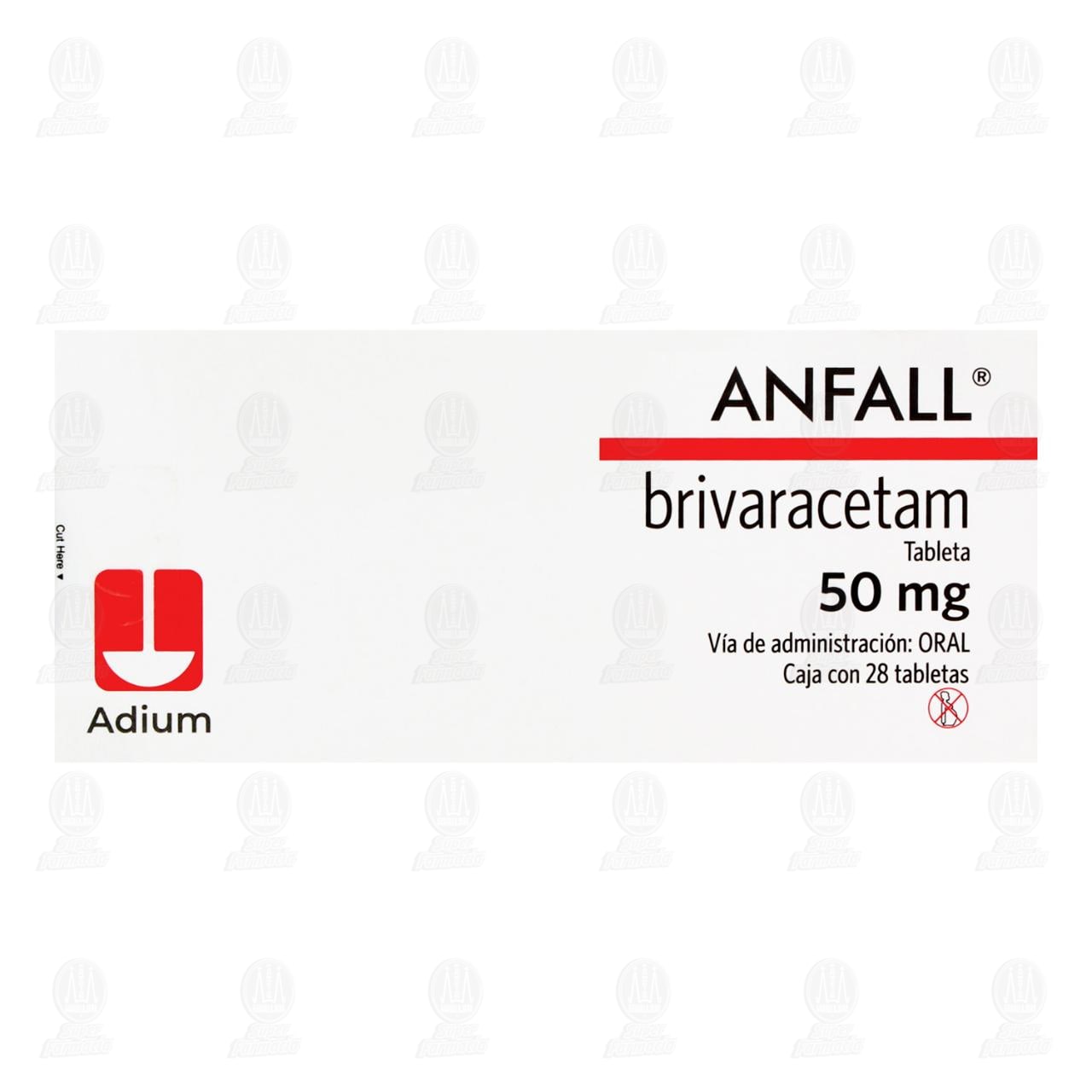 Anfall 50 mg, 28 Tabletas. image number 1
