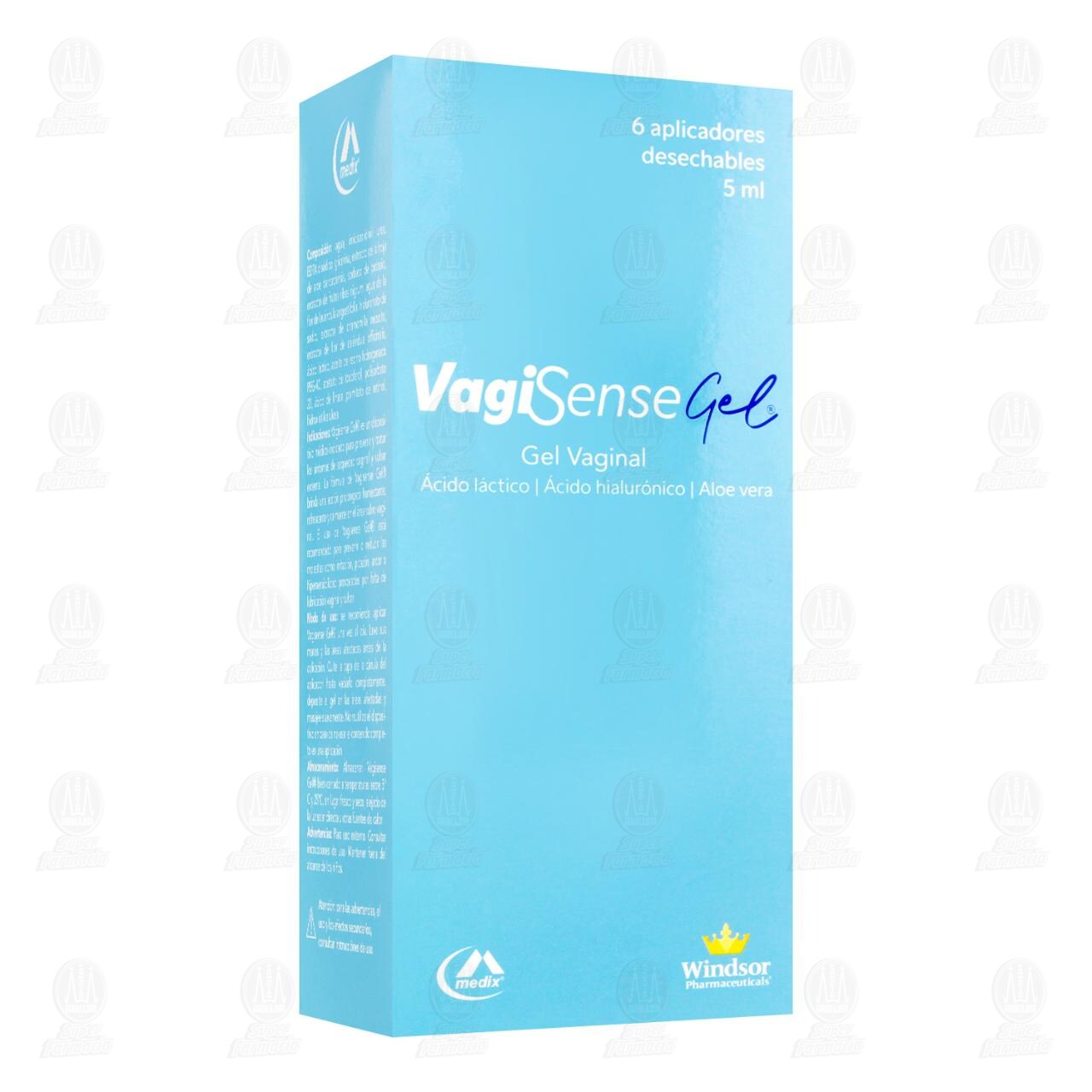 Vagisense Gel 5ml, 6 Aplicadores. image number 0