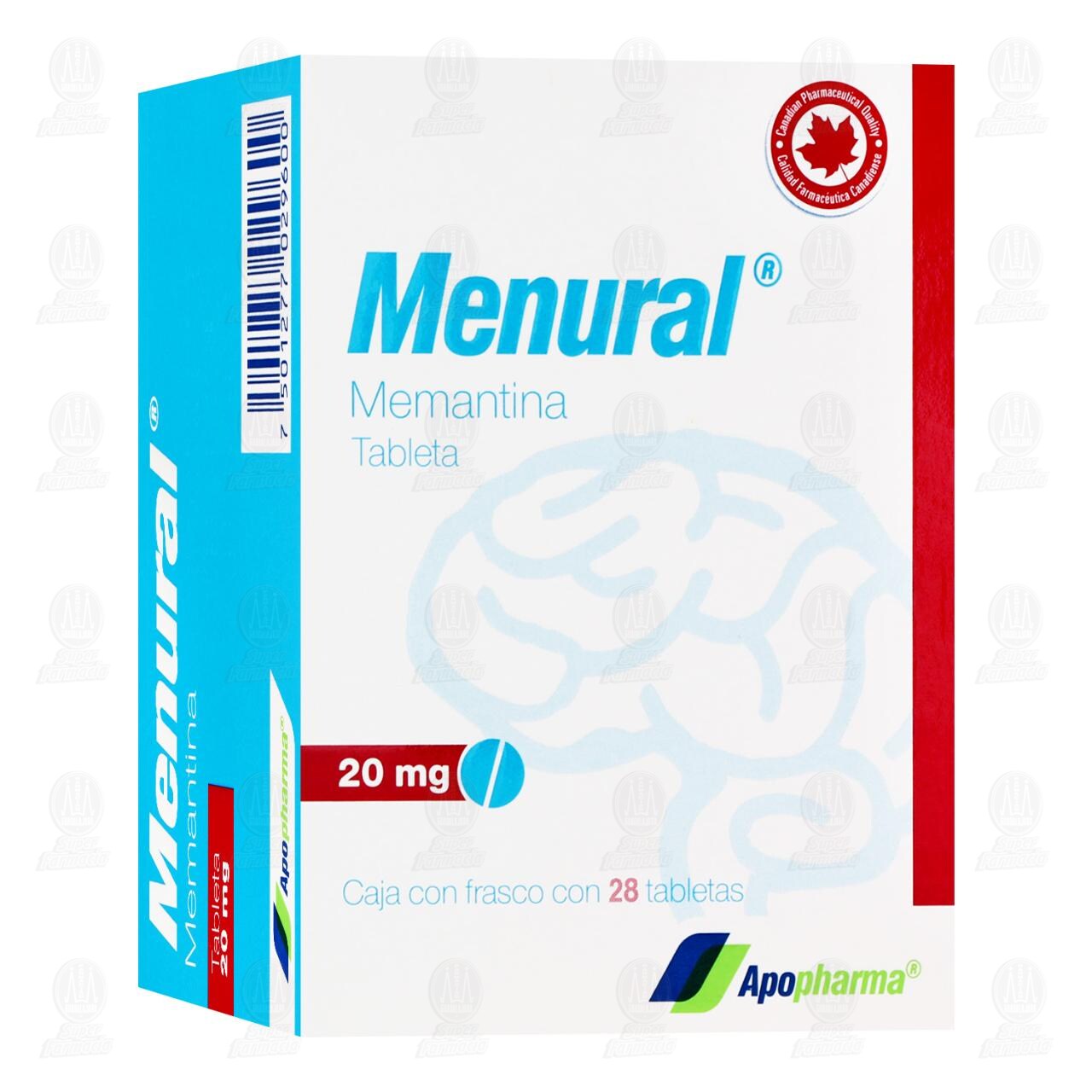 Menural 20 mg, 28 Tabletas. image number 0