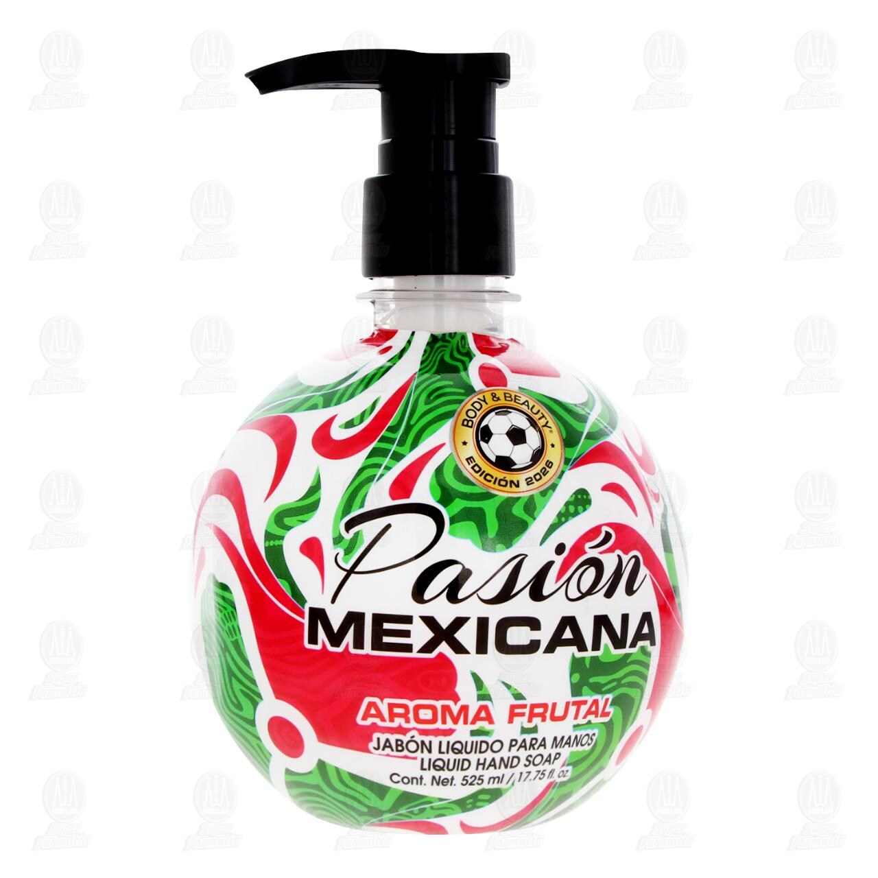 Jab&oacute;n L&iacute;quido para Manos Body & Beauty Aroma Frutal, 525 ml. image number 0