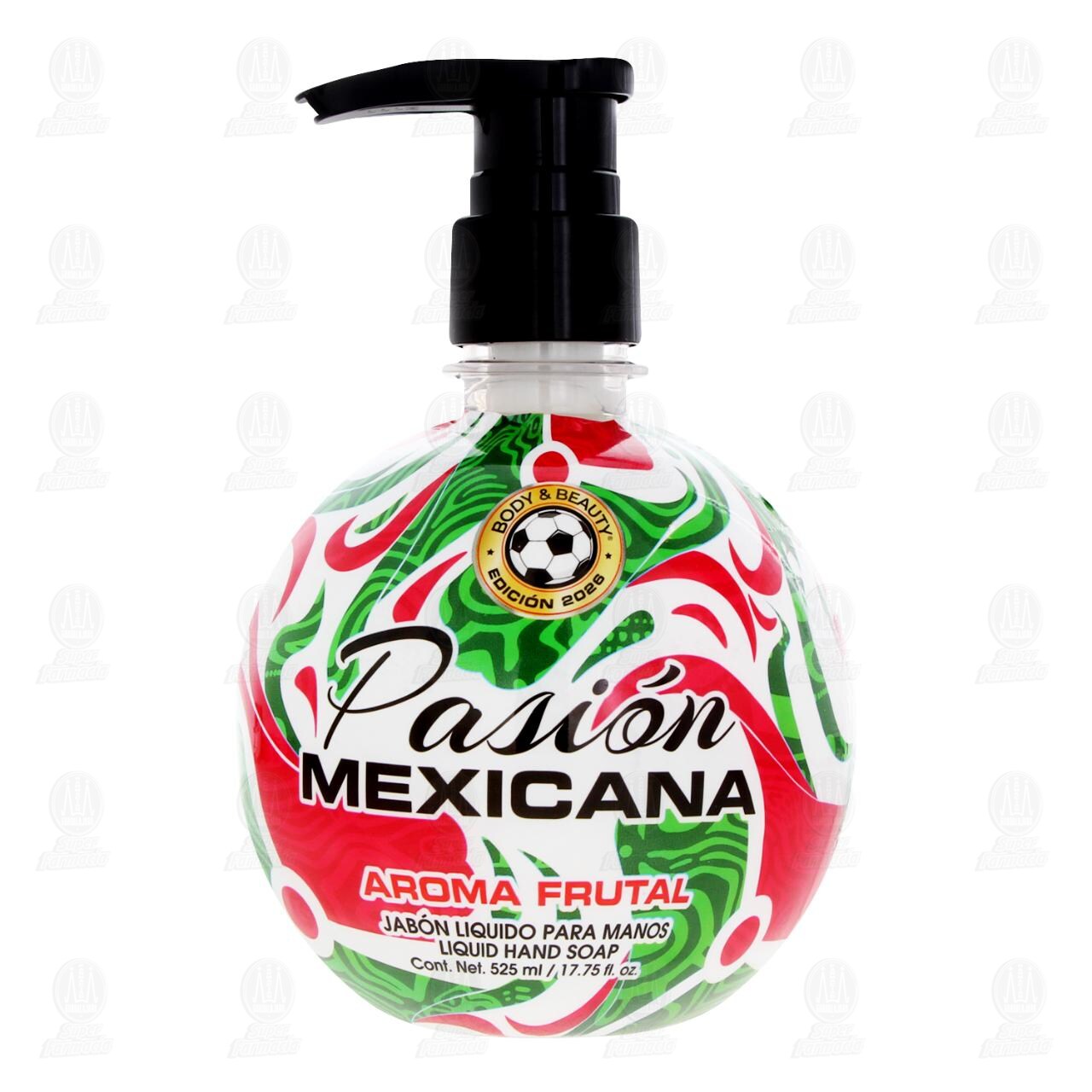Jab&oacute;n L&iacute;quido para Manos Body & Beauty Aroma Frutal, 525 ml. image number 1