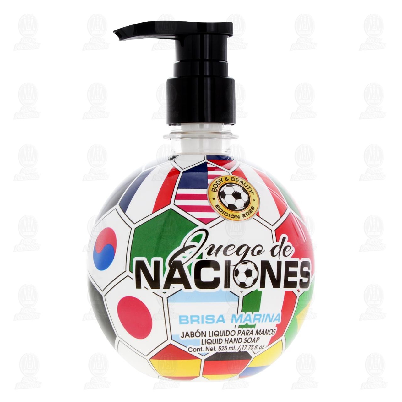 Jab&oacute;n L&iacute;quido para Manos Body & Beauty Brisa Marina, 525 ml. image number 0