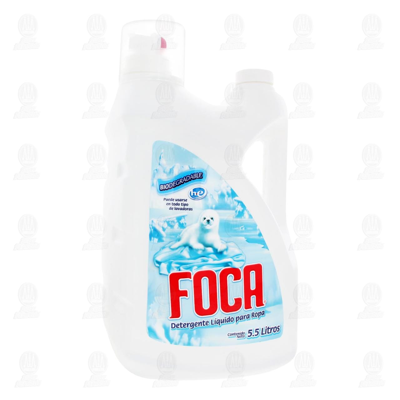 Detergente L&iacute;quido Foca para Ropa, 5.5 l. image number 0