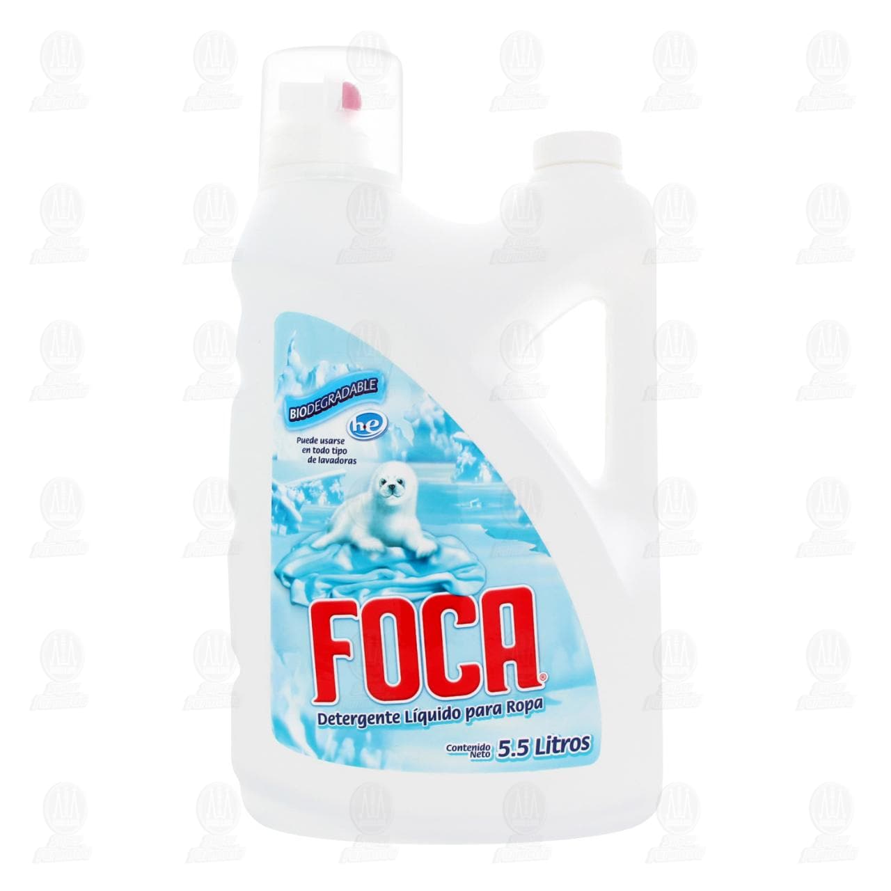 Detergente L&iacute;quido Foca para Ropa, 5.5 l. image number 1