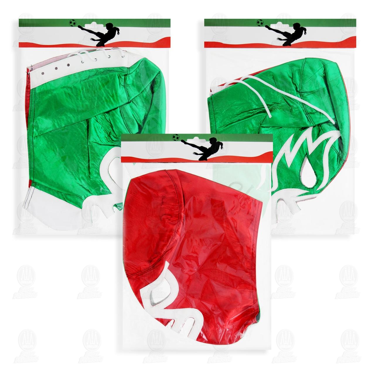 M&aacute;scara de Tela Bridgeco Tricolor, 1 pz. image number 2
