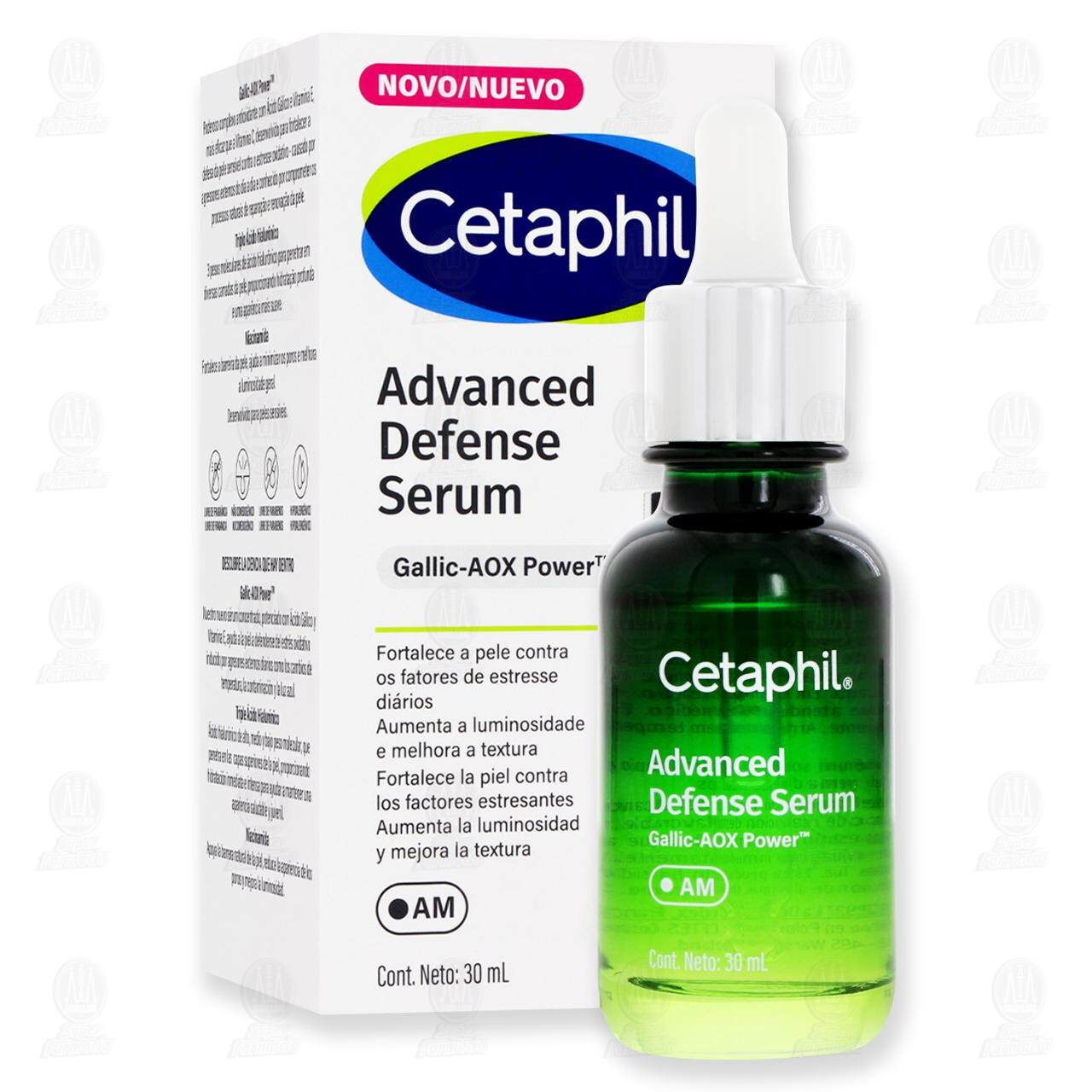 Cetaphil Advanced Defense Serum Antioxidante Facial de D&iacute;a, 30 ml. image number 3