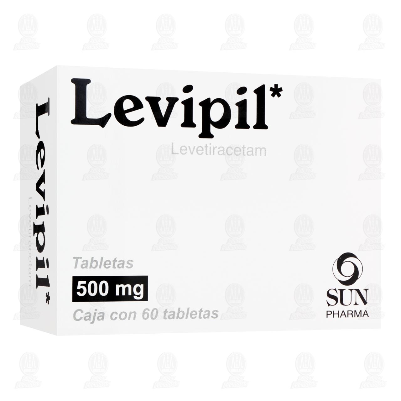 Levipil 500 mg, 60 Tabletas. image number 0
