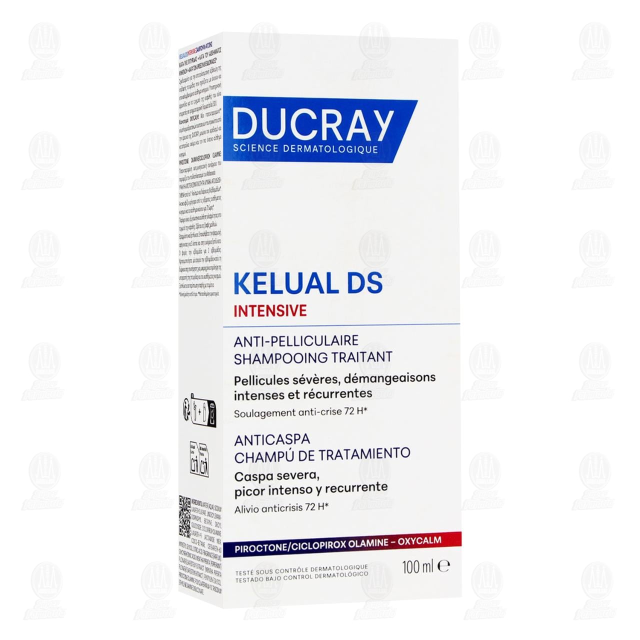 Ducray Kelual DS Champ&uacute; Tratamiento Anticaspa Intensivo, 100 ml. image number 0