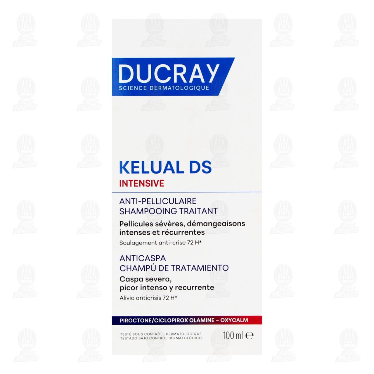Ducray Kelual DS Champ&uacute; Tratamiento Anticaspa Intensivo, 100 ml. image number 1