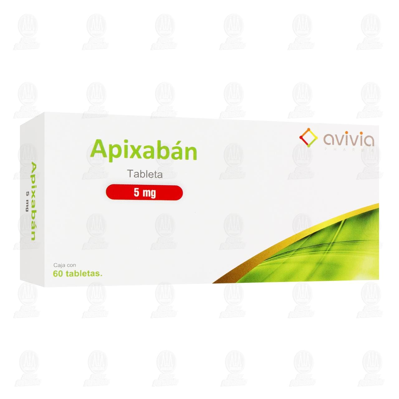Apixab&aacute;n 5 mg, 60 Tabletas. image number 0