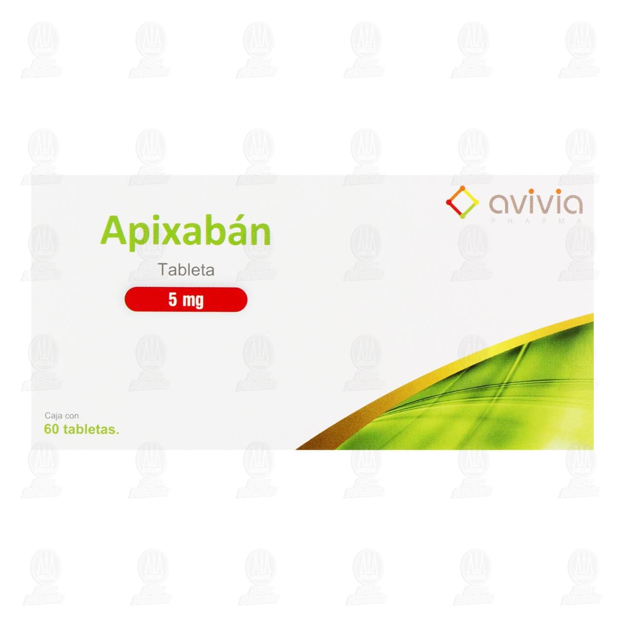 Apixab&aacute;n 5 mg, 60 Tabletas. image number 1
