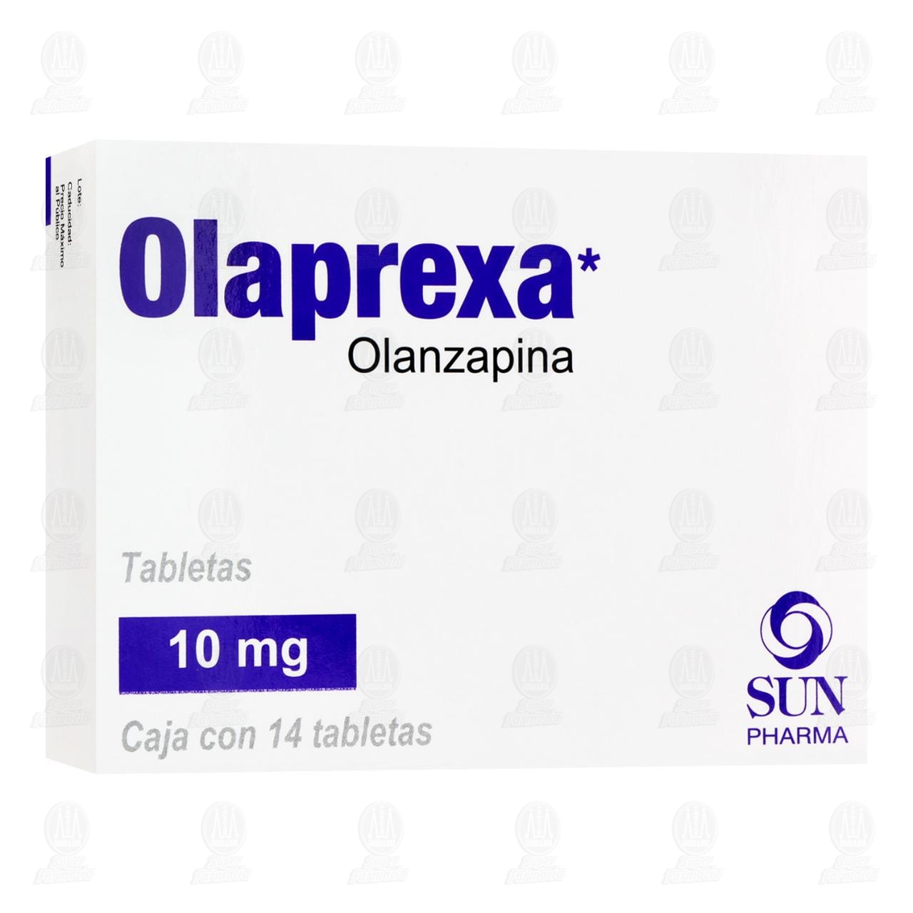 Olaprexa 10 mg, 14 Tabletas. image number 0