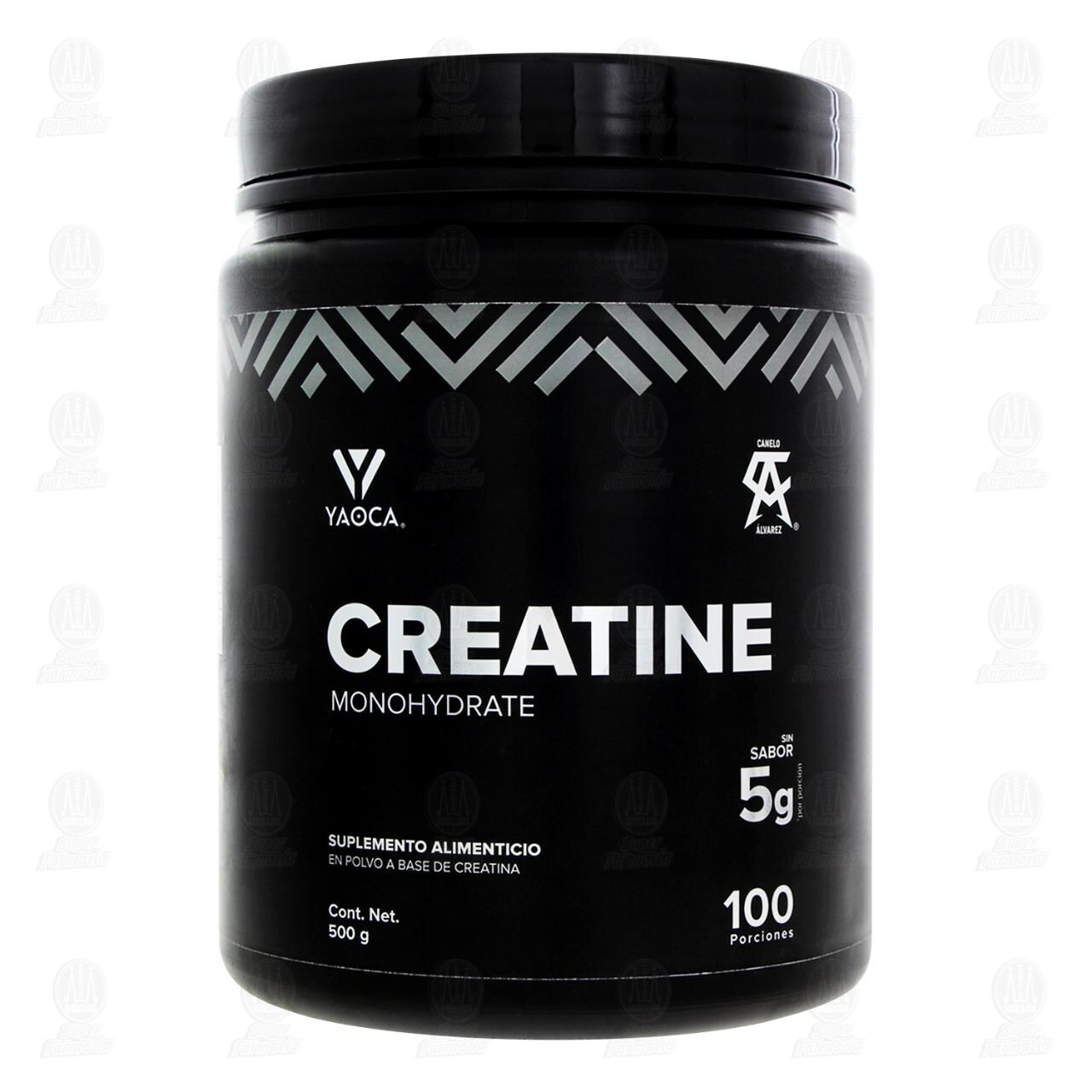 Creatina Monohidratada Yaoca Sin Sabor, 500 gr. image number 1