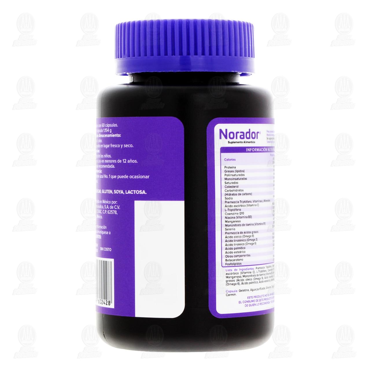 Norador, 60 C&aacute;psulas. image number 2