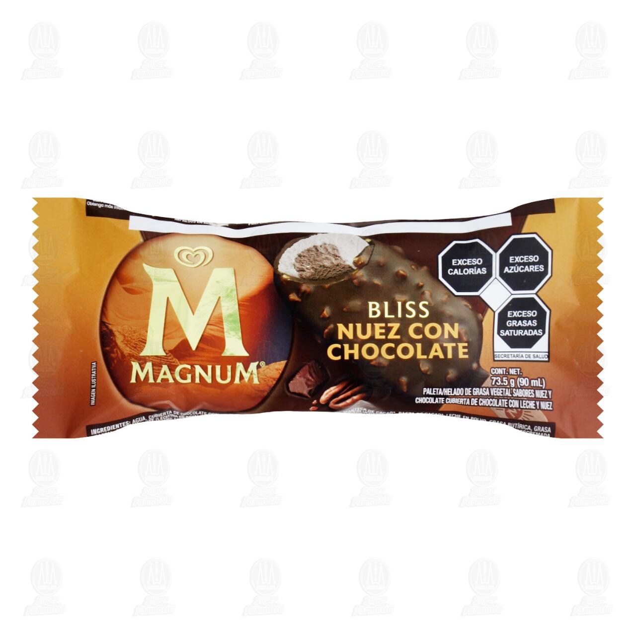 Paleta Magnum Bliss Nuez con Chocolate, 90 ml. image number 0