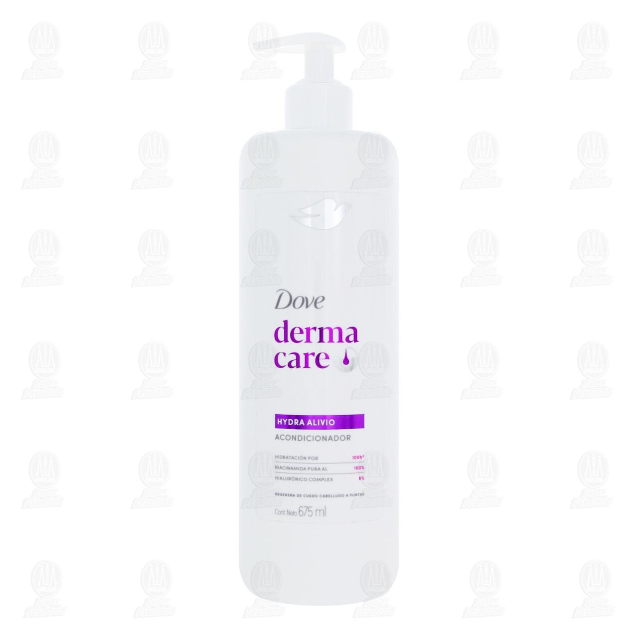 Acondicionador Dove Derma Care Hydra Alivio, 675 ml. image number 1