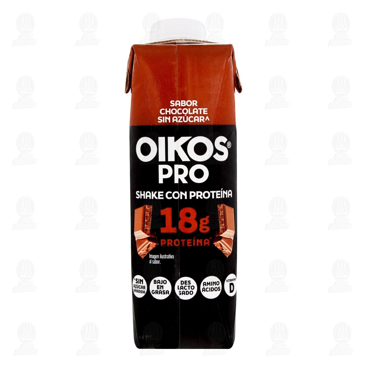 Bebida L&aacute;ctea Oikos Pro Shake con Prote&iacute;na Sabor Chocolate Sin Az&uacute;car, 300 ml. image number 2
