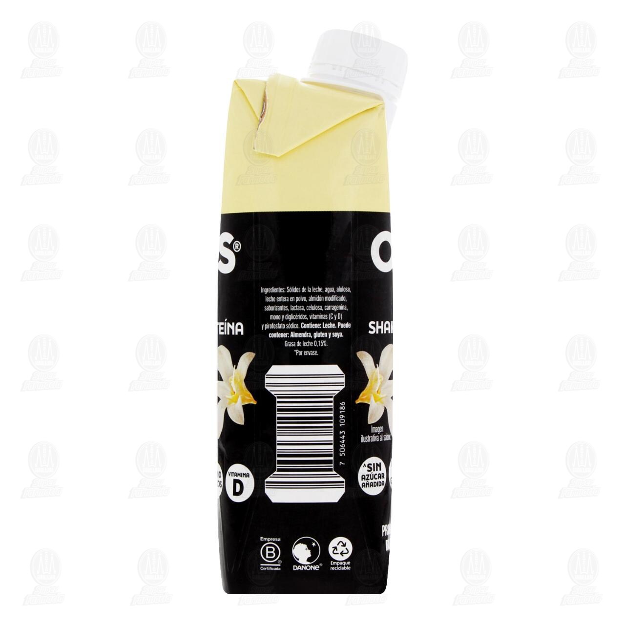 Bebida L&aacute;ctea Oikos Pro Shake con Prote&iacute;na Sabor Vainilla Sin Az&uacute;car, 300 ml. image number 4