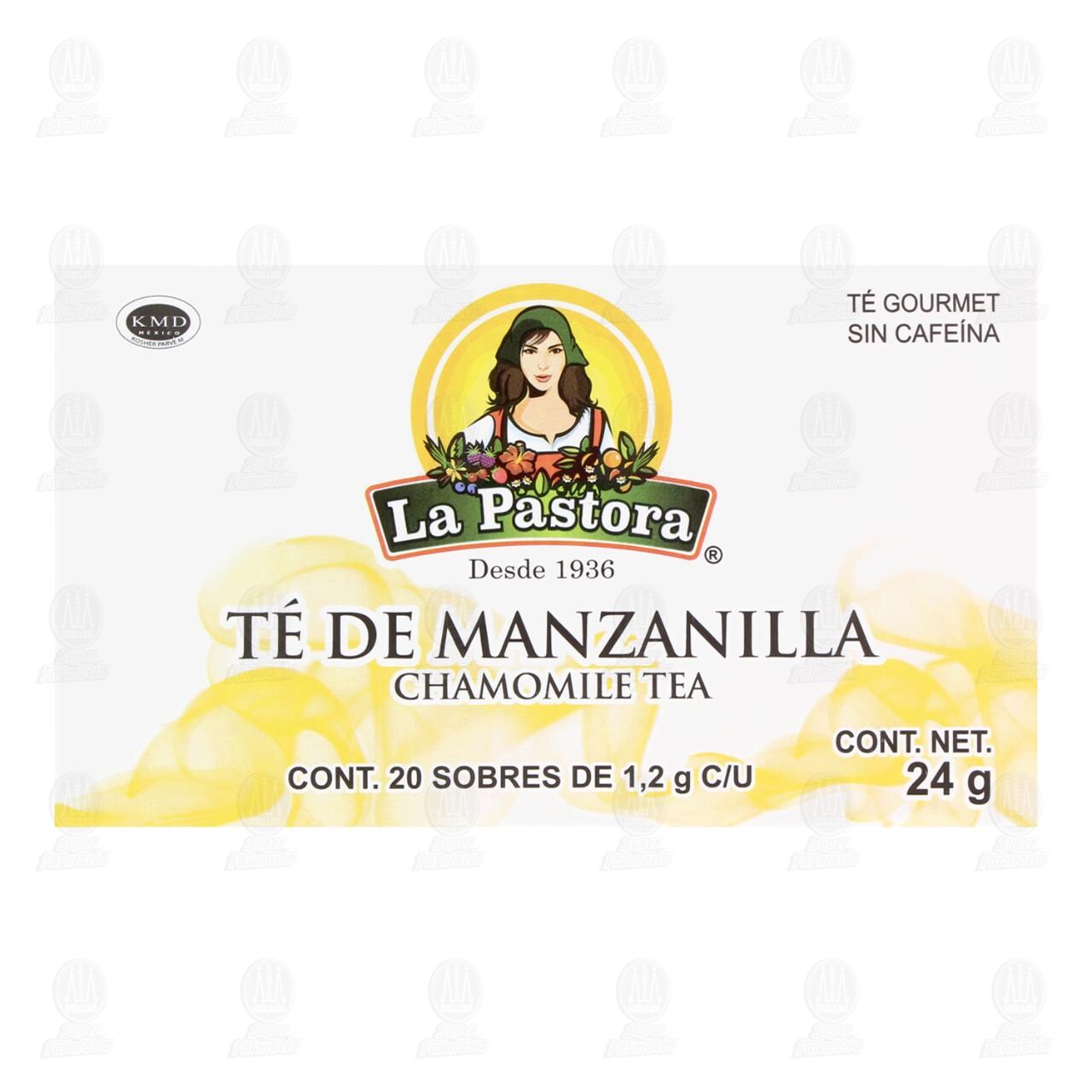 T&eacute; de Manzanilla La Pastora, 24 gr. image number 1