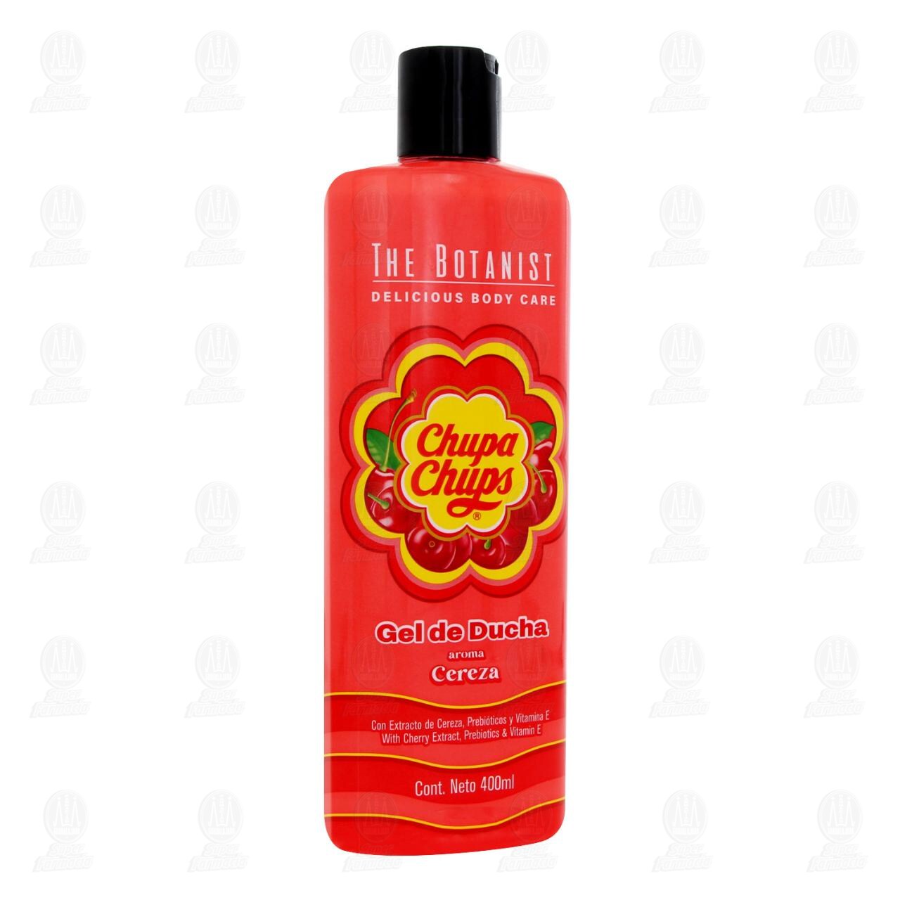 Gel de Ducha The Botanist Chupa Chups Cereza, 400 ml.