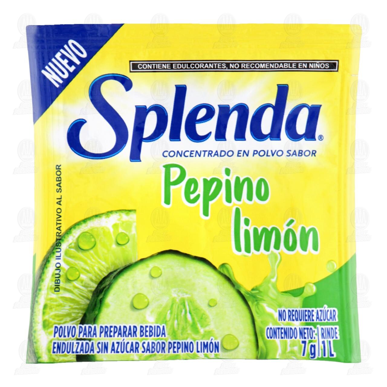 Bebida en Polvo Splenda Pepino Lim&oacute;n, 7 gr.