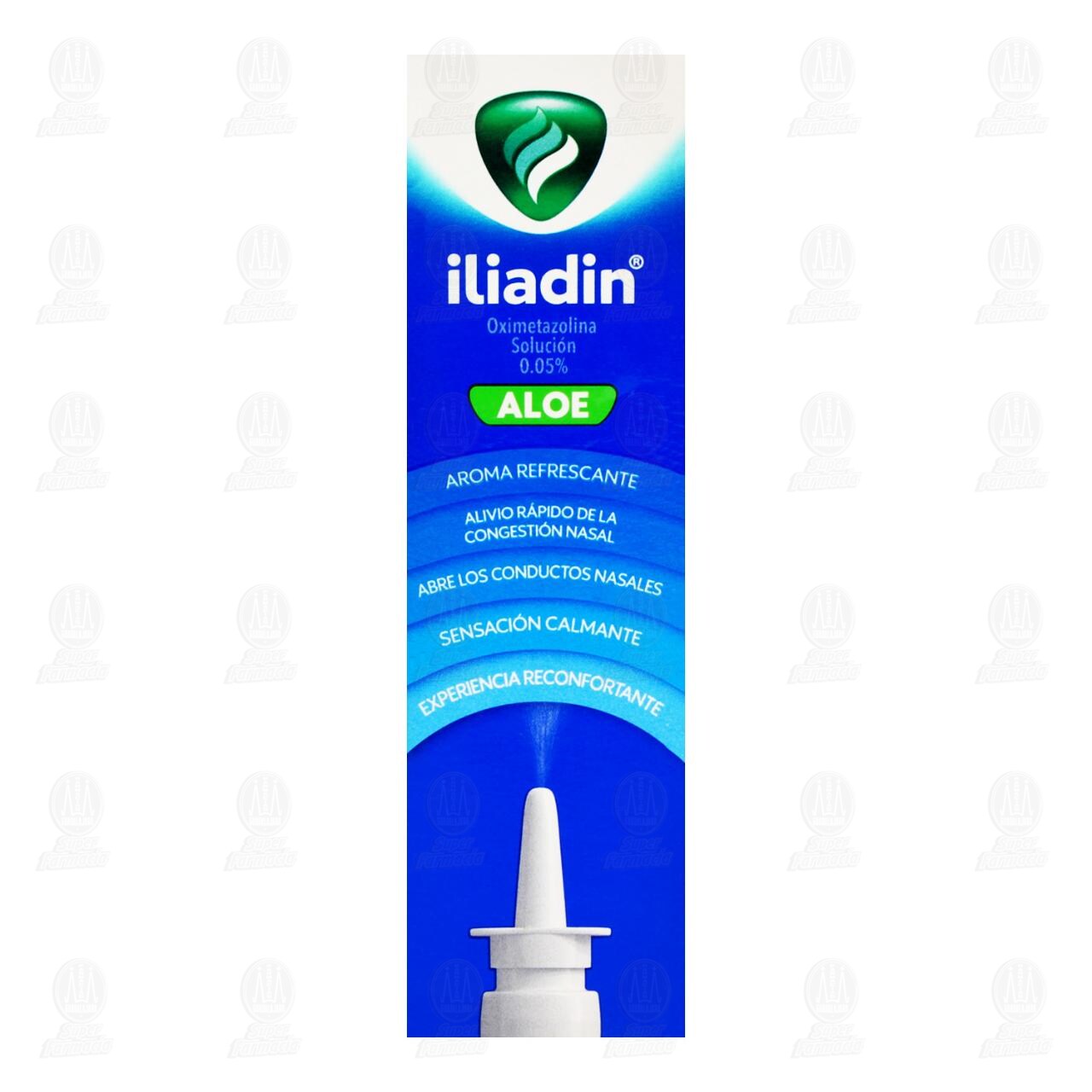 Iliadin Adulto Spray Descongestionante Nasal Aloe, 0.05% 15 ml. image number 2