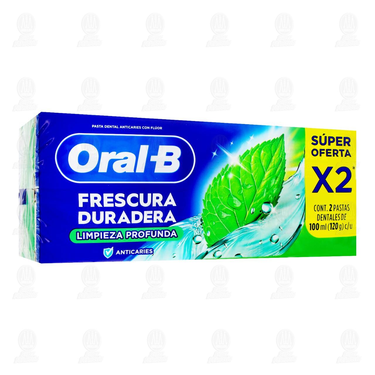 Pack Pasta Dental Oral-B Frescura Duradera Limpieza Profunda, 2 pzas de 100 ml c/u. image number 0