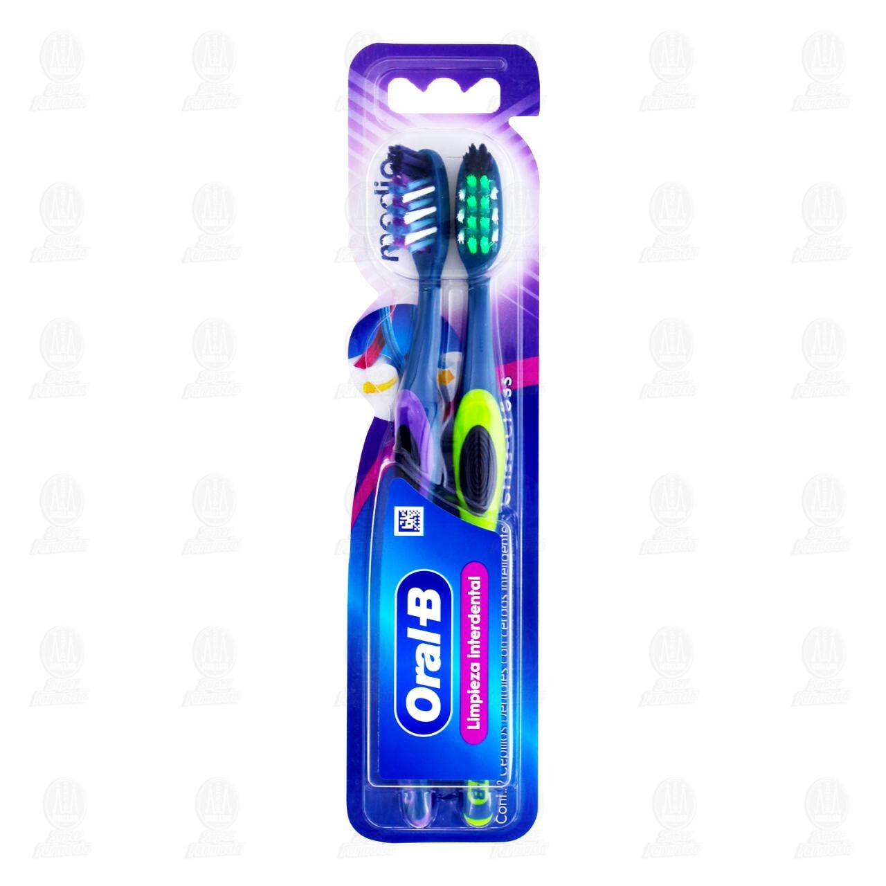 Cepillo Dental Oral-B CrissCross Limpieza Interdental, 2 pzas. image number 0