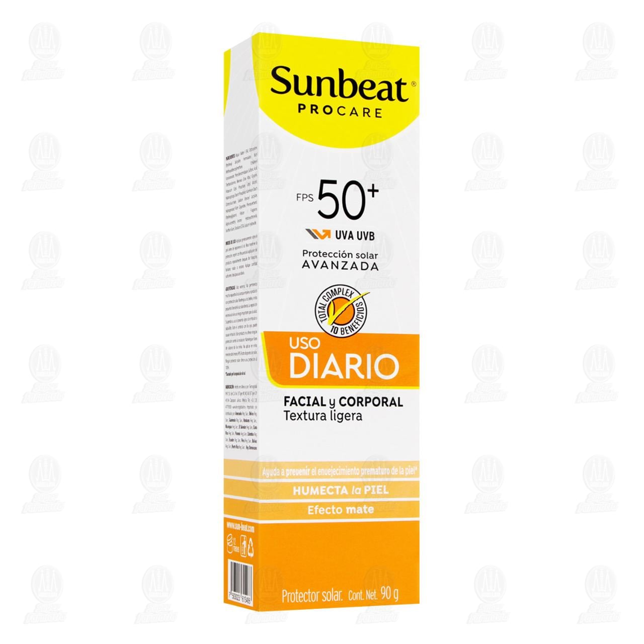 Protector Solar Sunbeat Procare Facial y Corporal FPS 50+, 90 gr. image number 0