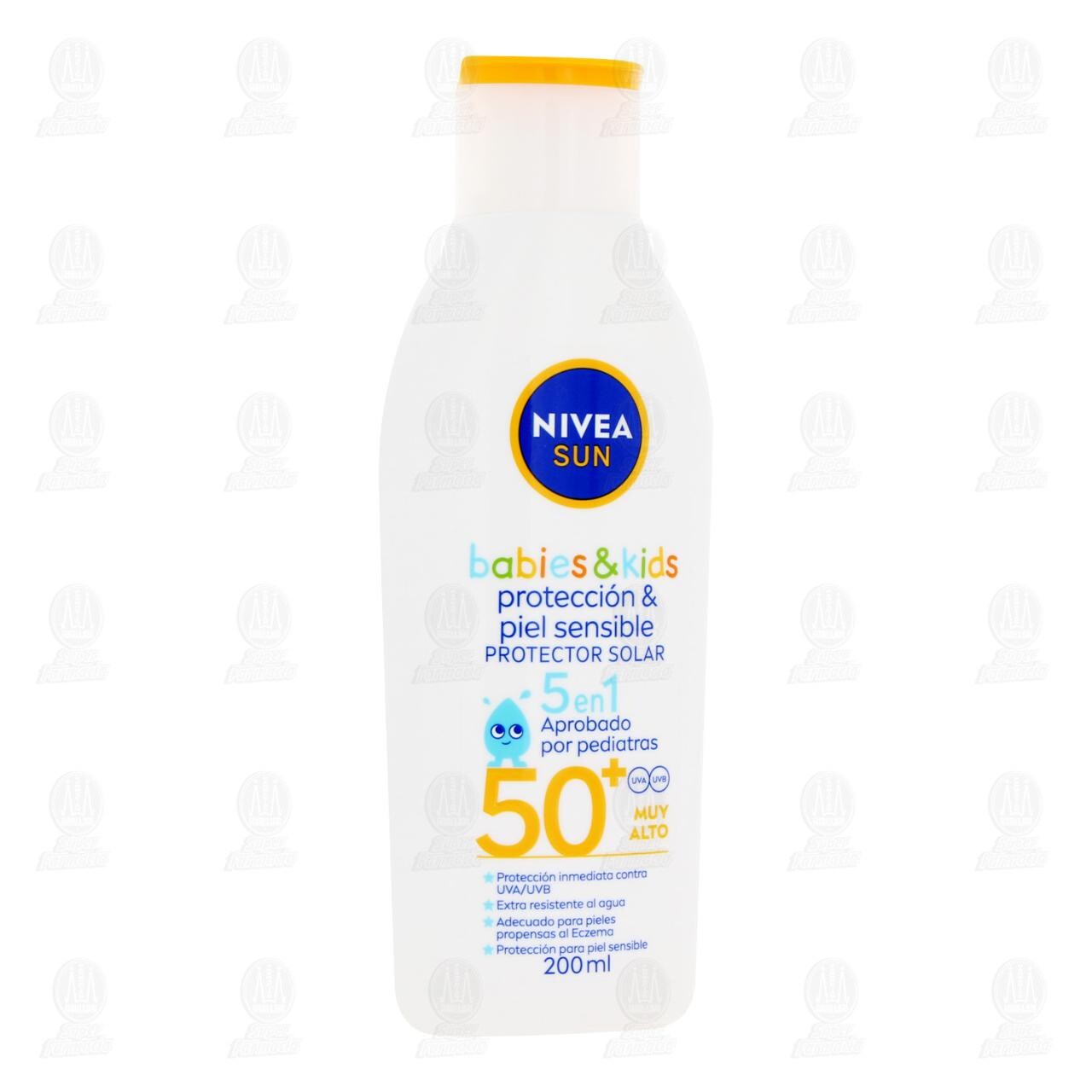 Nivea Sun Babies & Kids Protecci&oacute;n y Piel Sensible Protector Solar FPS 50+, 200 ml. image number 0
