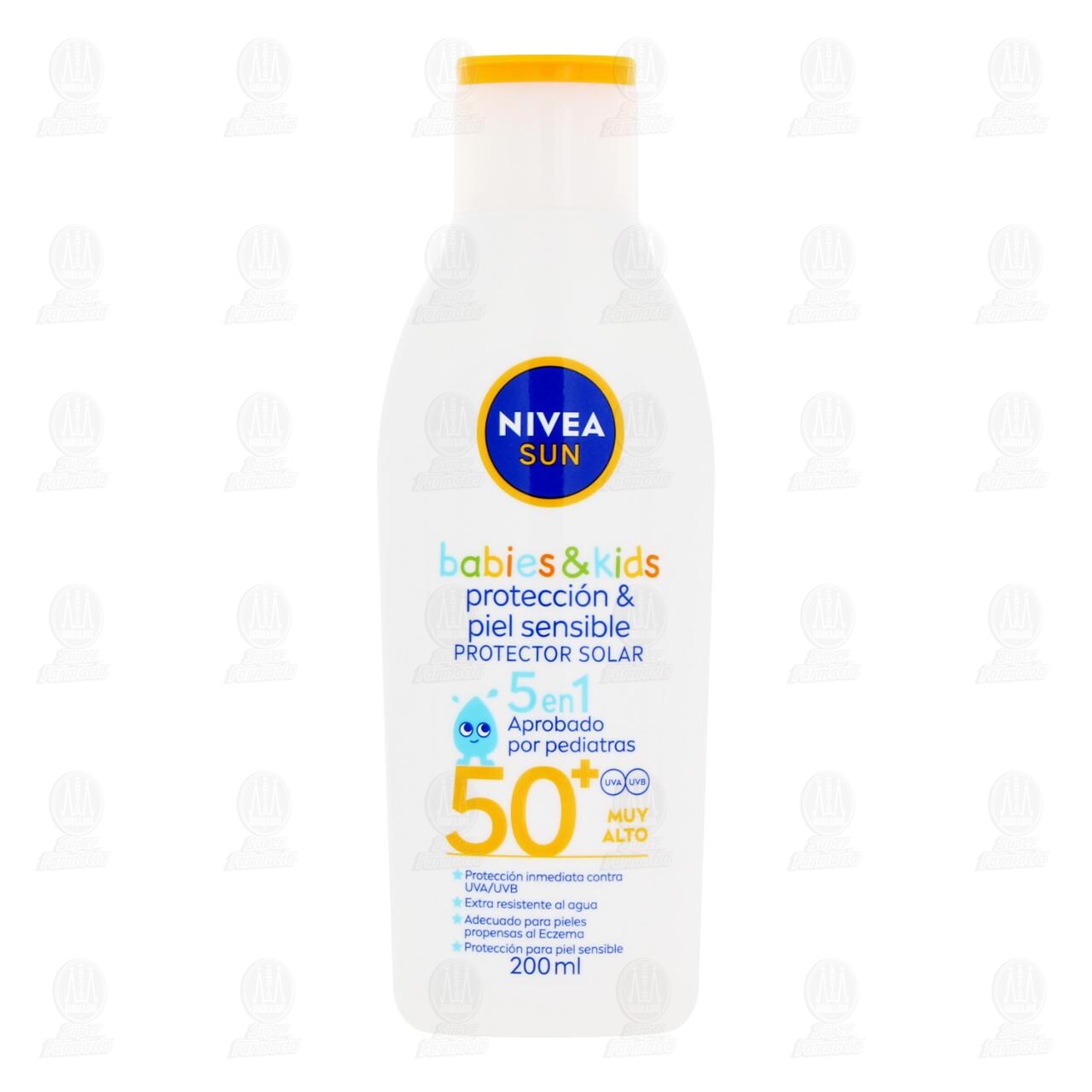 Nivea Sun Babies & Kids Protecci&oacute;n y Piel Sensible Protector Solar FPS 50+, 200 ml. image number 1